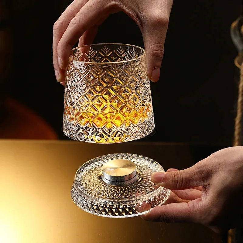 Tokyo Crystal Spinning Whiskey Glass