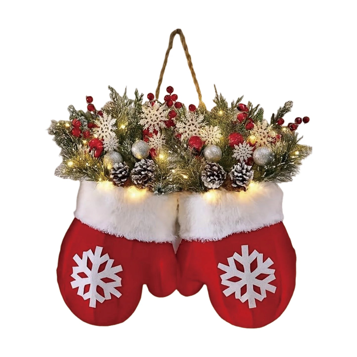GlowGlove Christmas Wreath