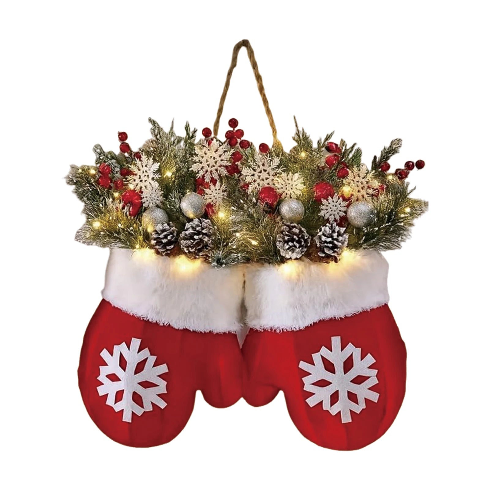 GlowGlove Christmas Wreath
