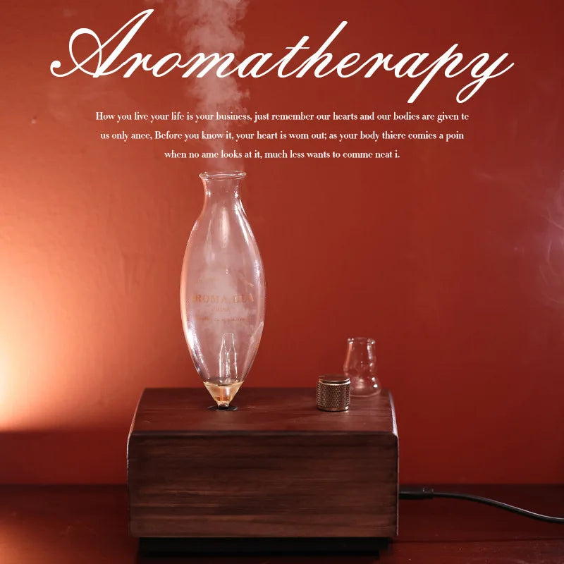 LumiMist Wooden Aroma Lamp