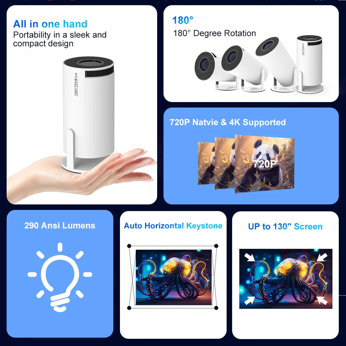 VistaLite Mini Cinema Projector