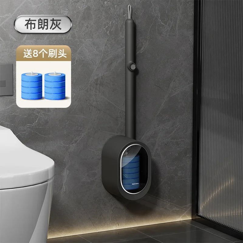 Disposable Toilet Brush - No Drilling