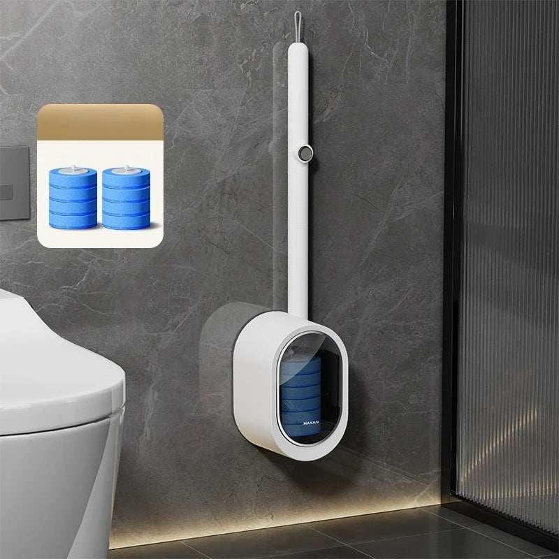 Disposable Toilet Brush - No Drilling