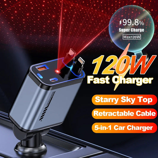 VoltGlide 4-in-1 Car Charger