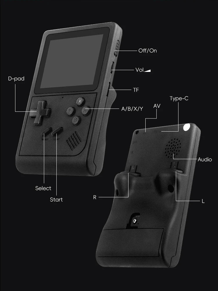 PixelPlay GB300 Retro Handheld