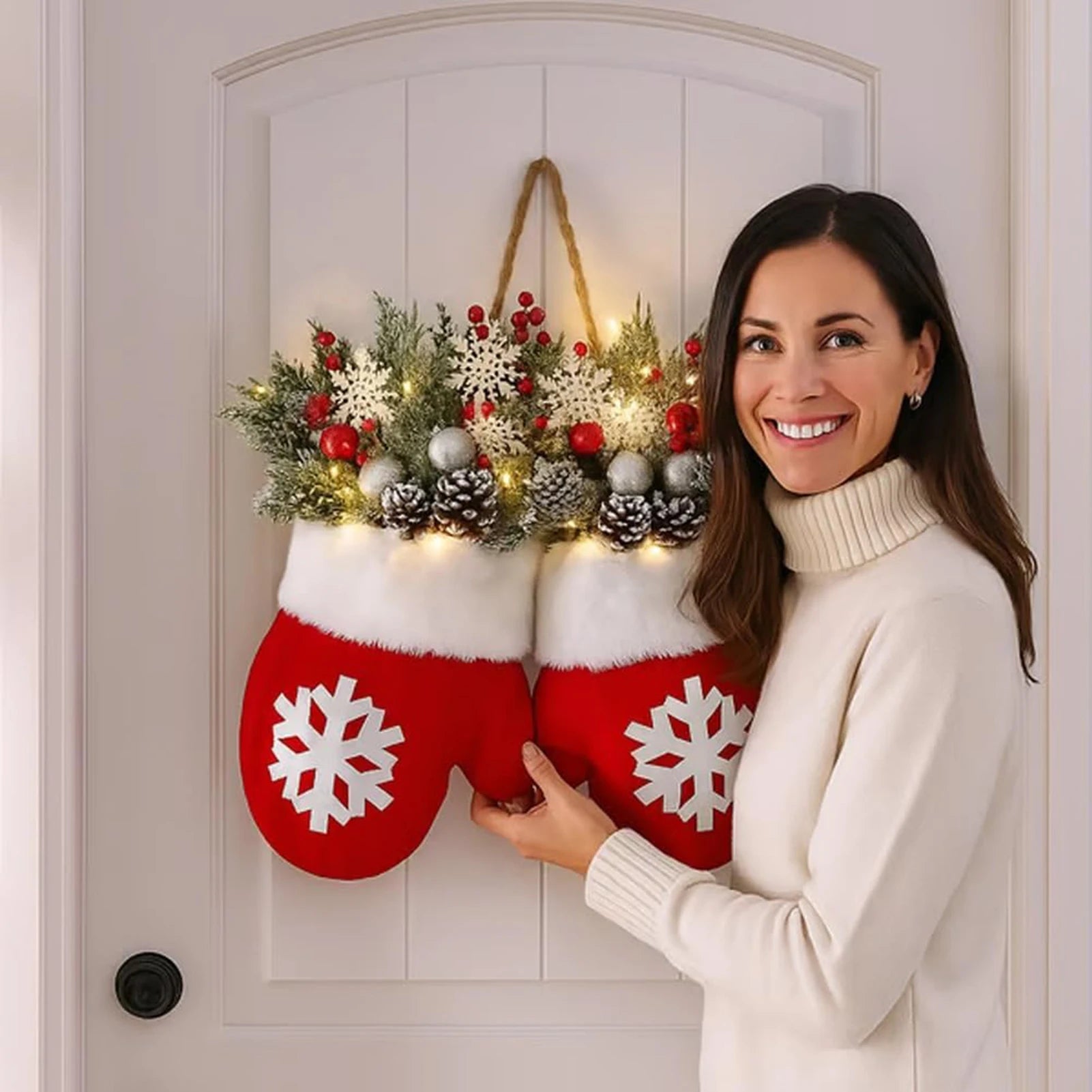 GlowGlove Christmas Wreath