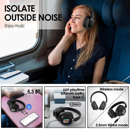 SonicWave Touch Control Headphones