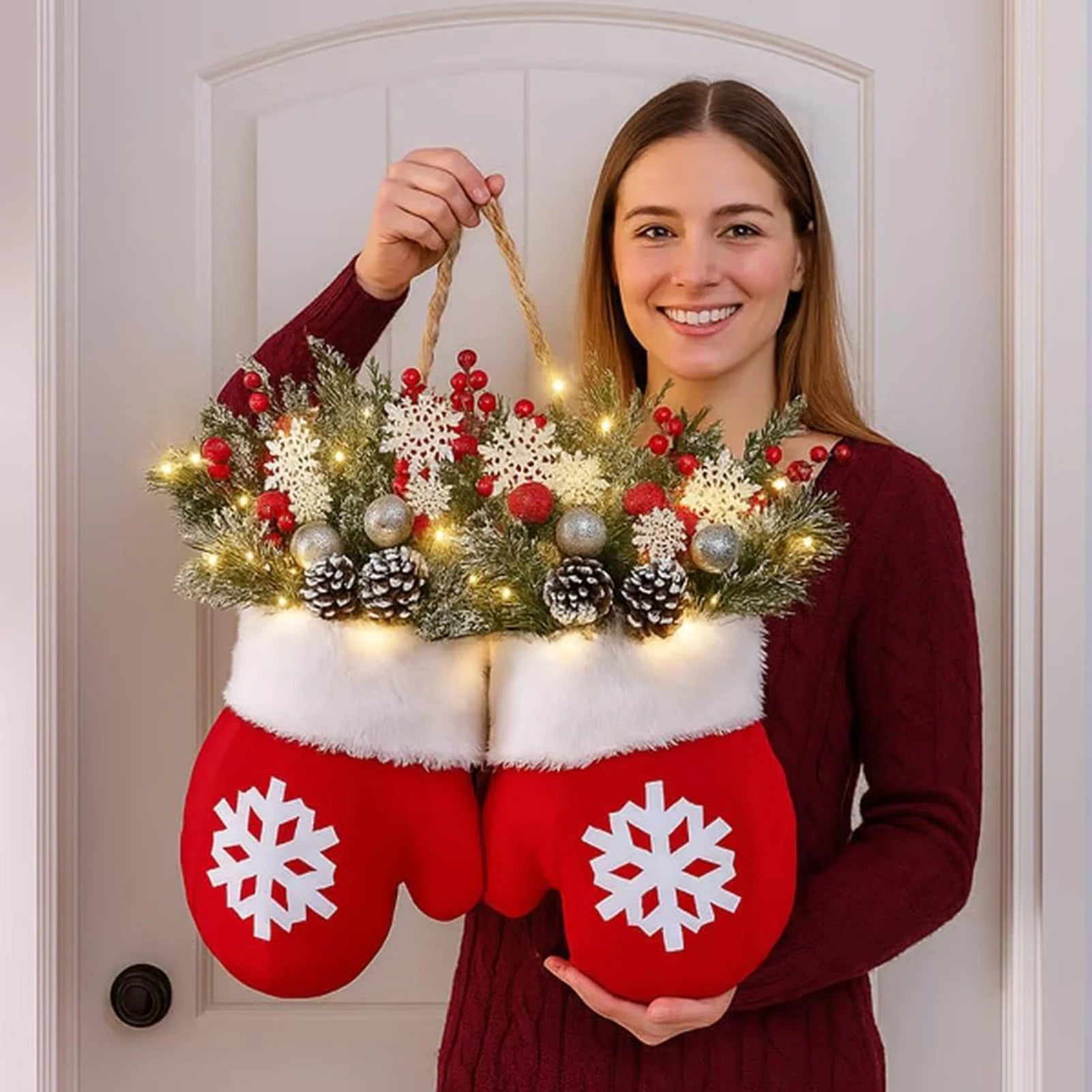 GlowGlove Christmas Wreath