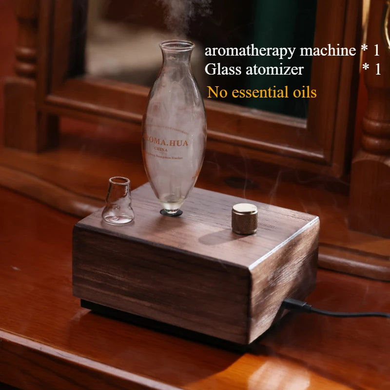 LumiMist Wooden Aroma Lamp