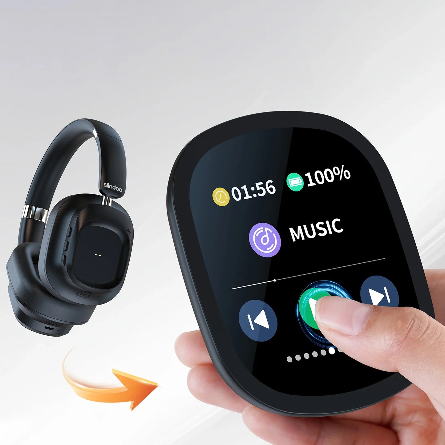SonicWave Touch Control Headphones