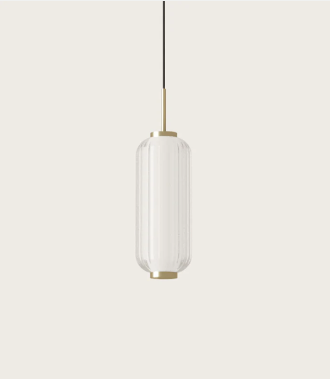 Sculpted Column Pendant Light
