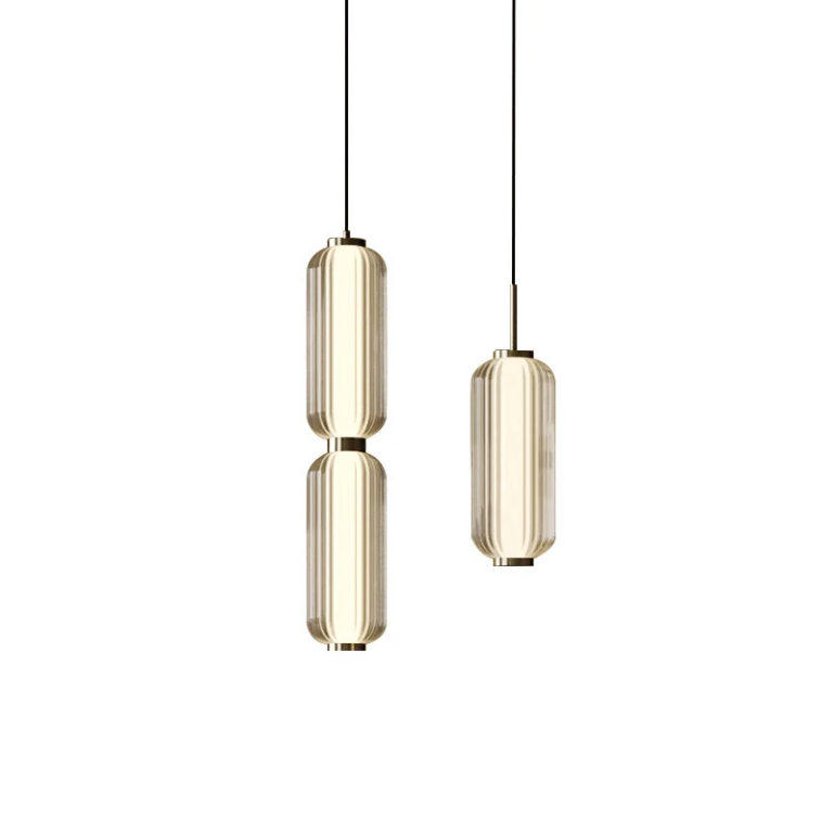 Sculpted Column Pendant Light