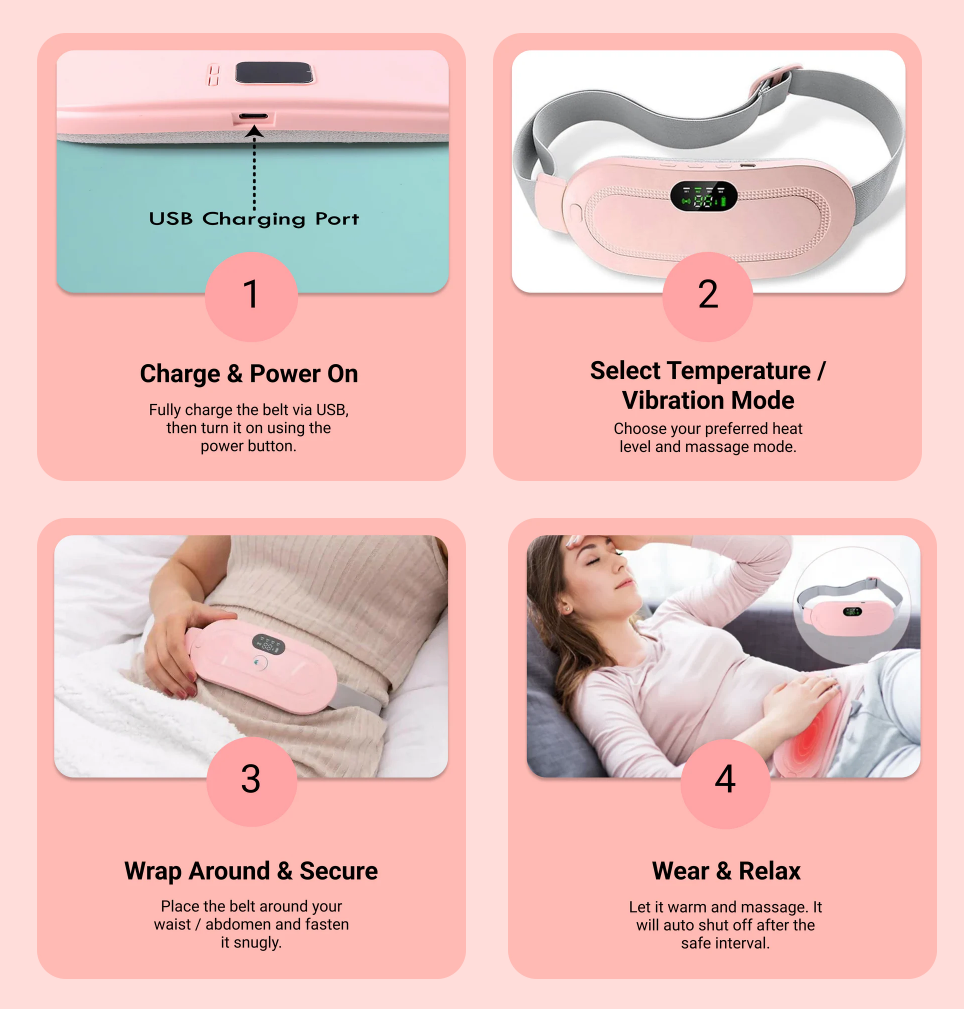 WarmEase Pro Cordless Heating Pad