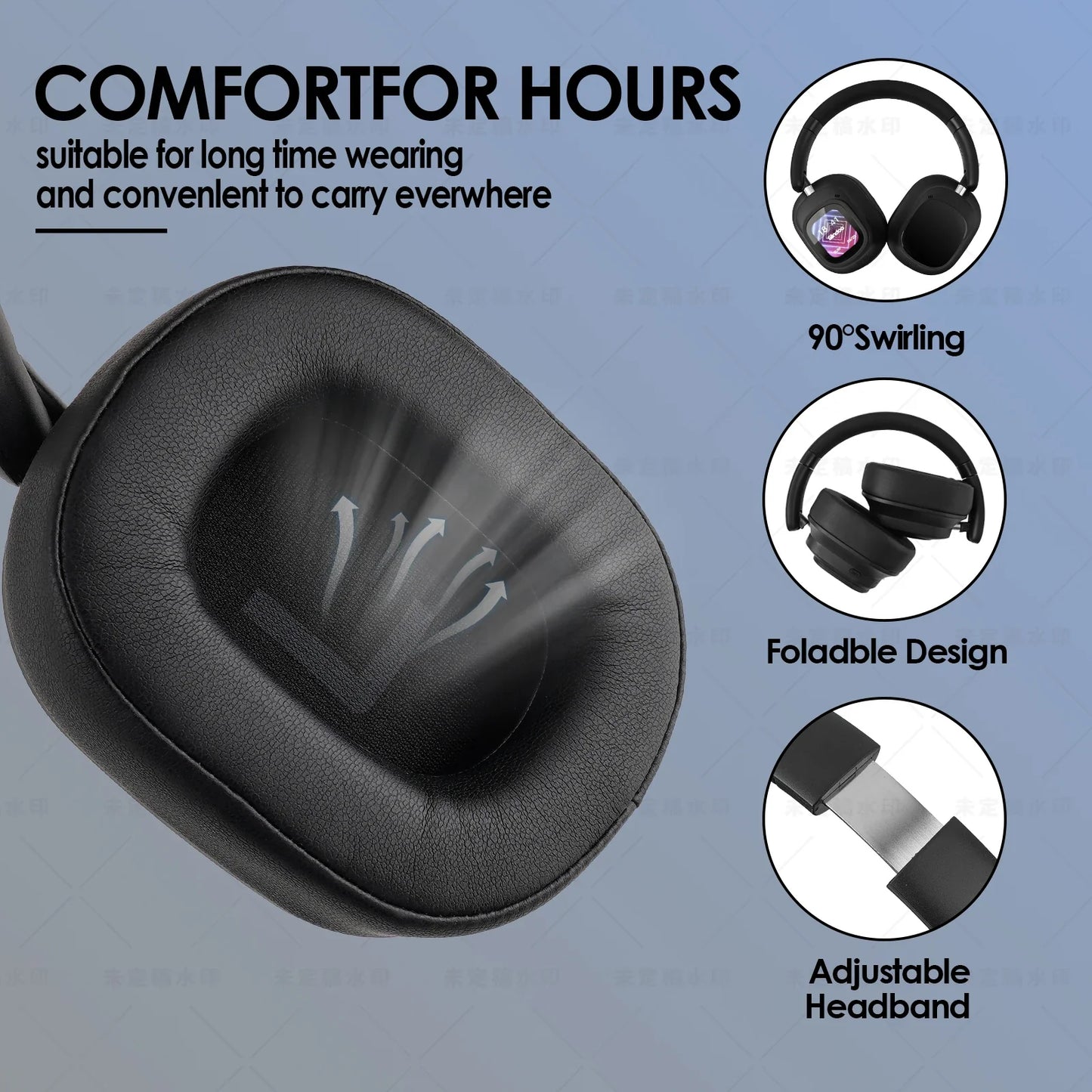 SonicWave Touch Control Headphones