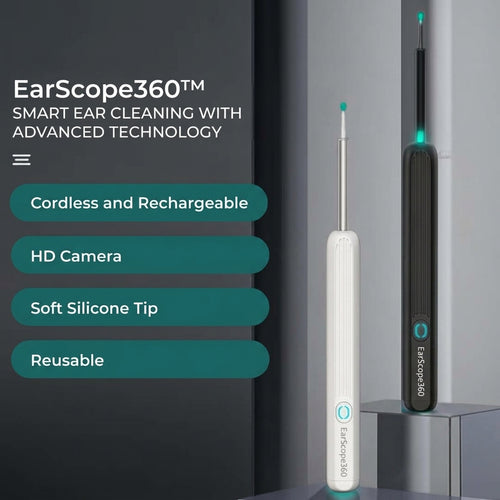 EarScope360 — Smart Ear Cleaning with HD Camera + 360° Precision Tip!