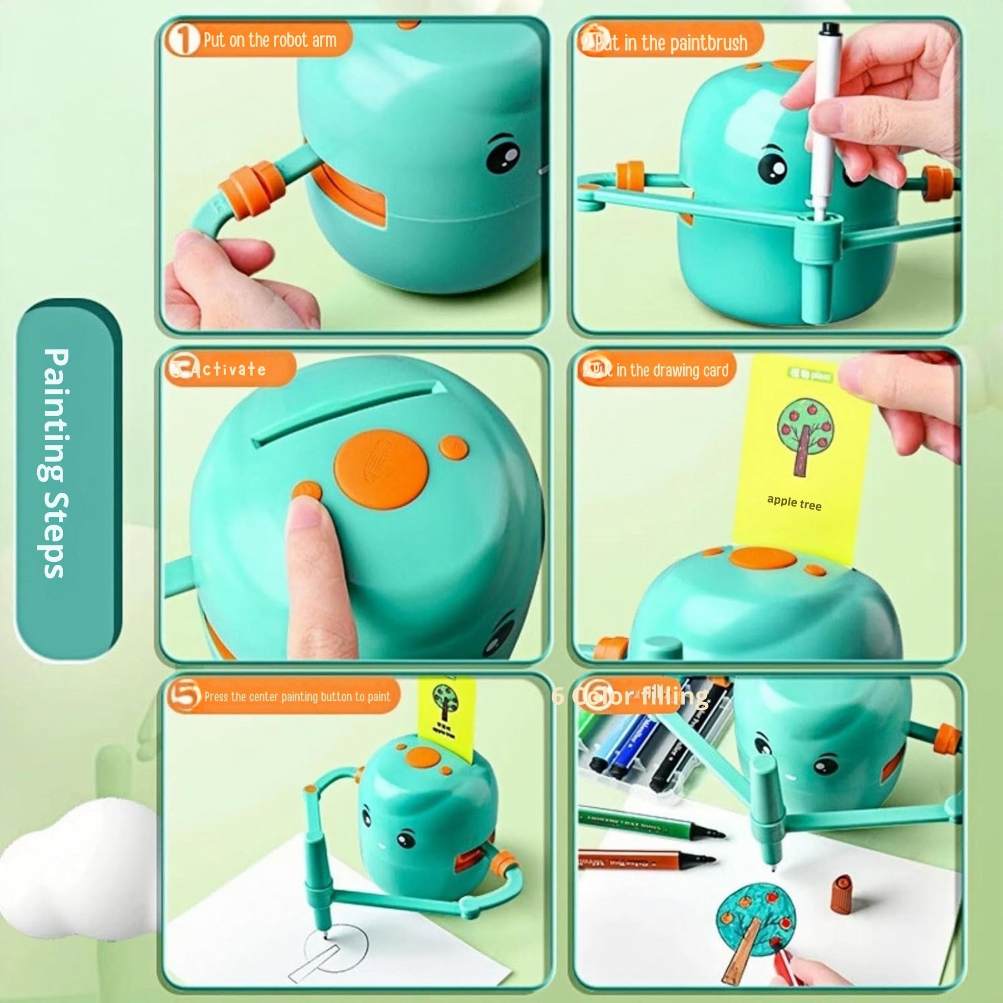 DoodleBot Step-by-Step Drawing Robot