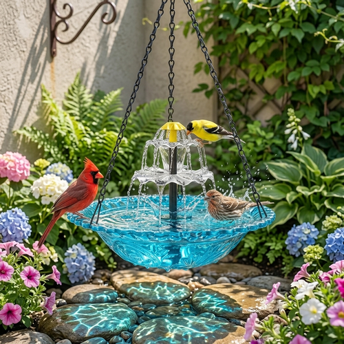 SolarCascade Hanging Fountain