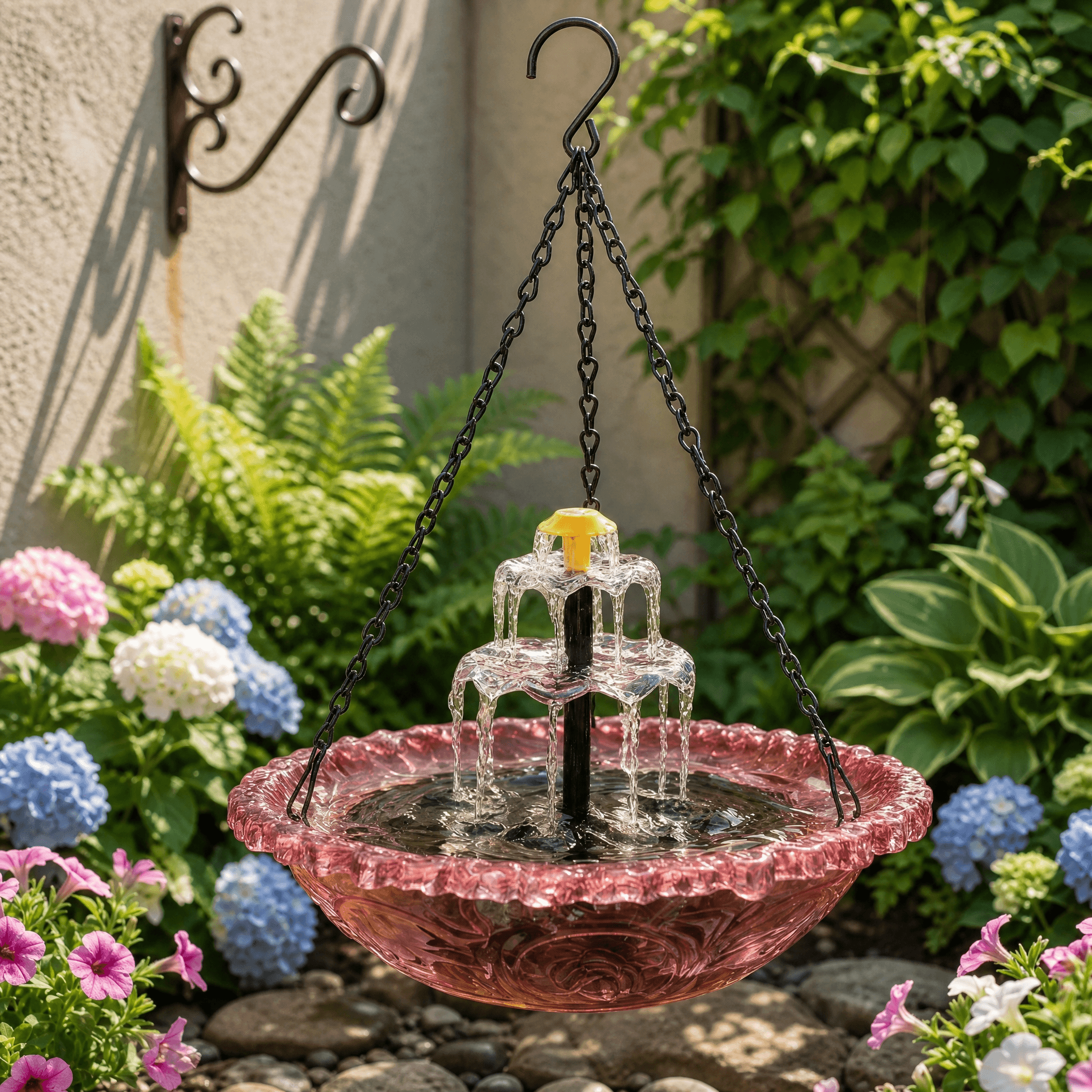 SolarCascade Hanging Fountain