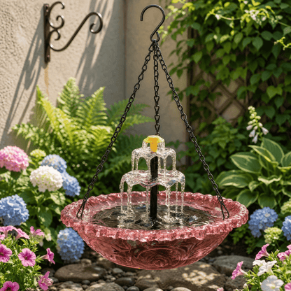 SolarCascade Hanging Fountain