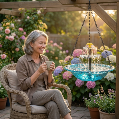 SolarCascade Hanging Fountain