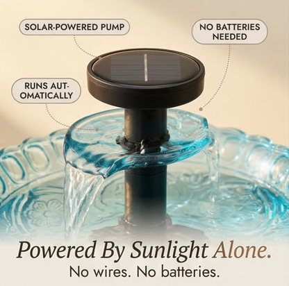 SolarCascade Hanging Fountain