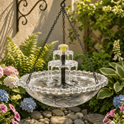 SolarCascade Hanging Fountain