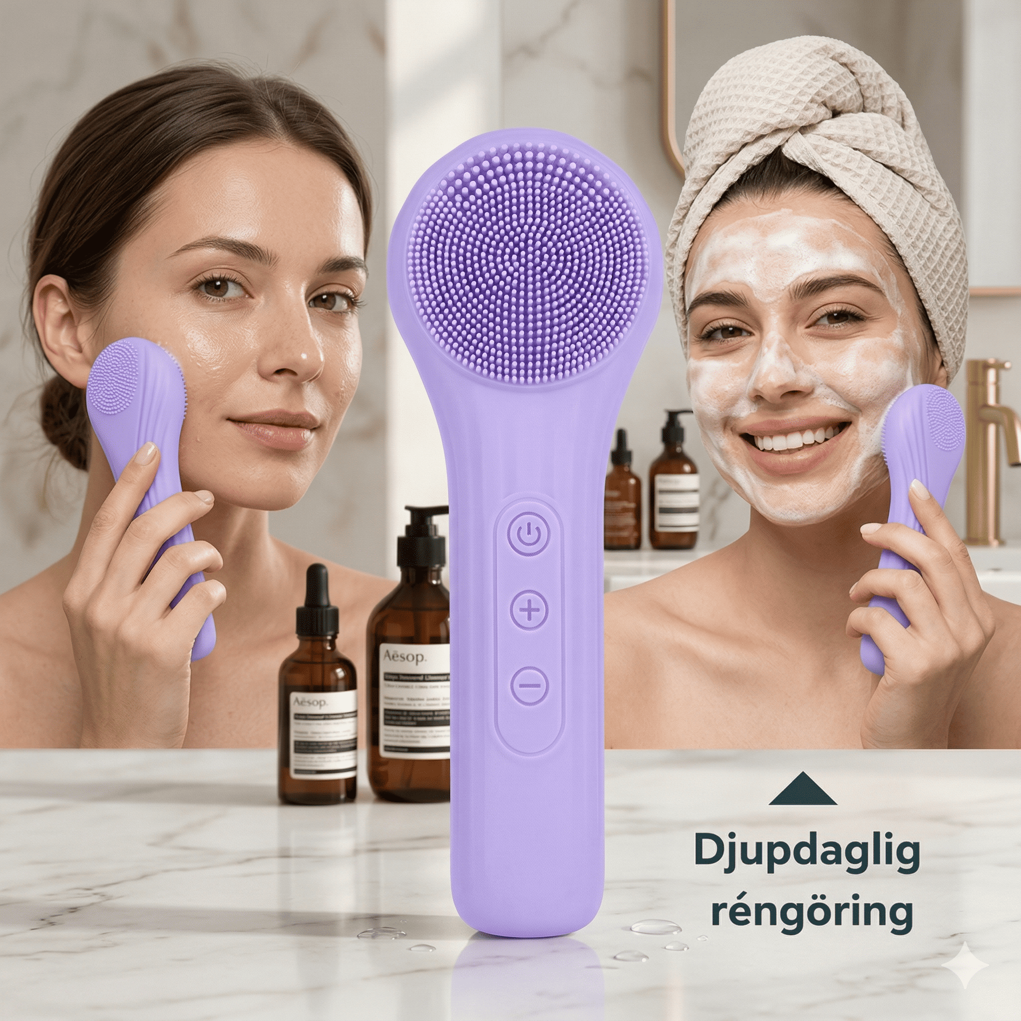 SonicGlow Facial Brush