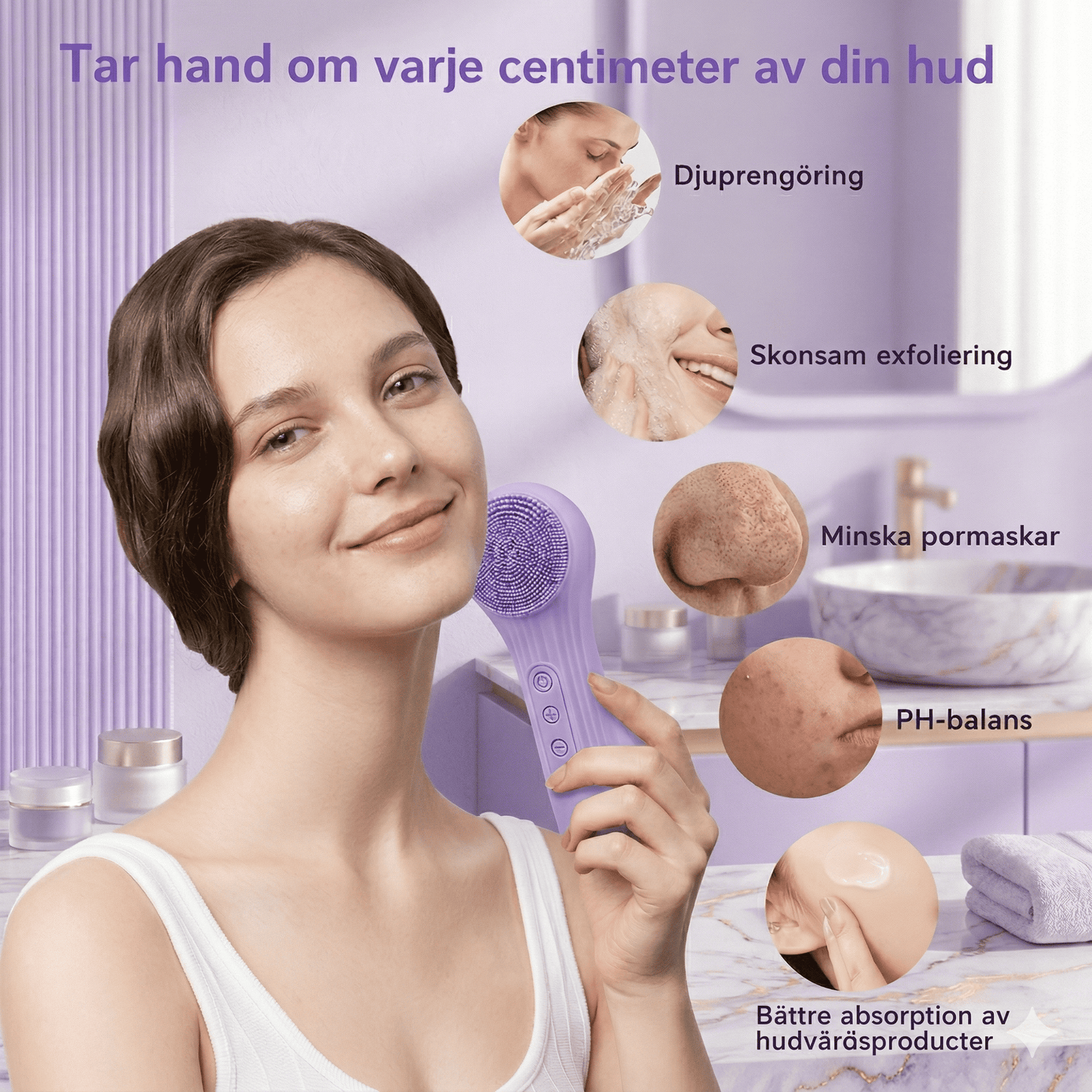 SonicGlow Facial Brush