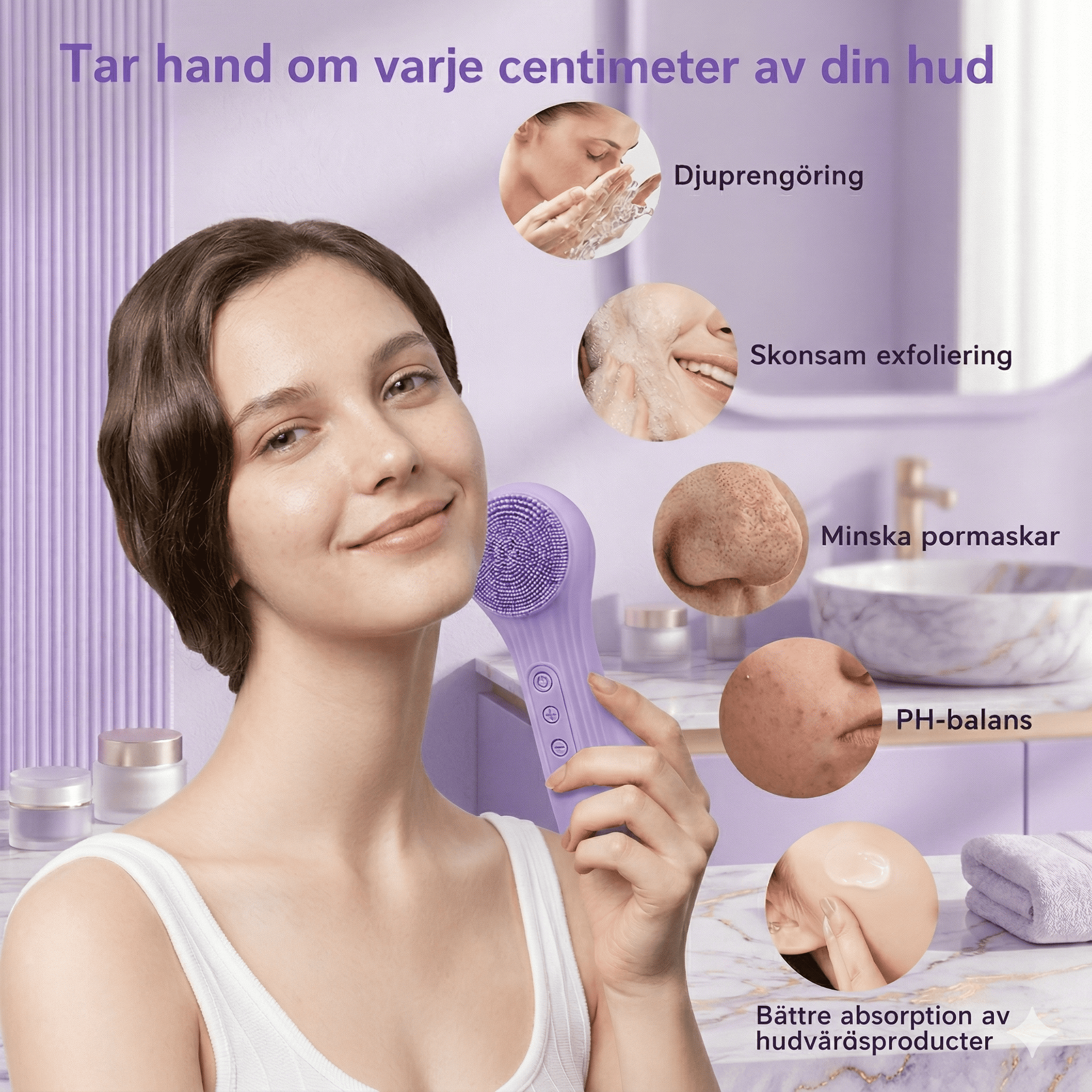 SonicGlow Facial Brush