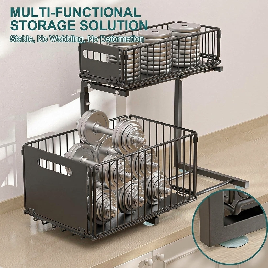 SlideEase 2-Tier Sink Organizer