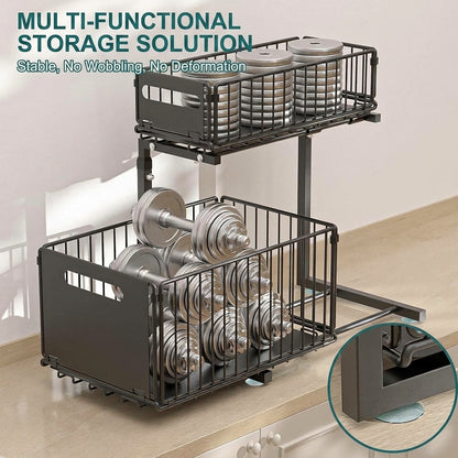 SlideEase 2-Tier Sink Organizer
