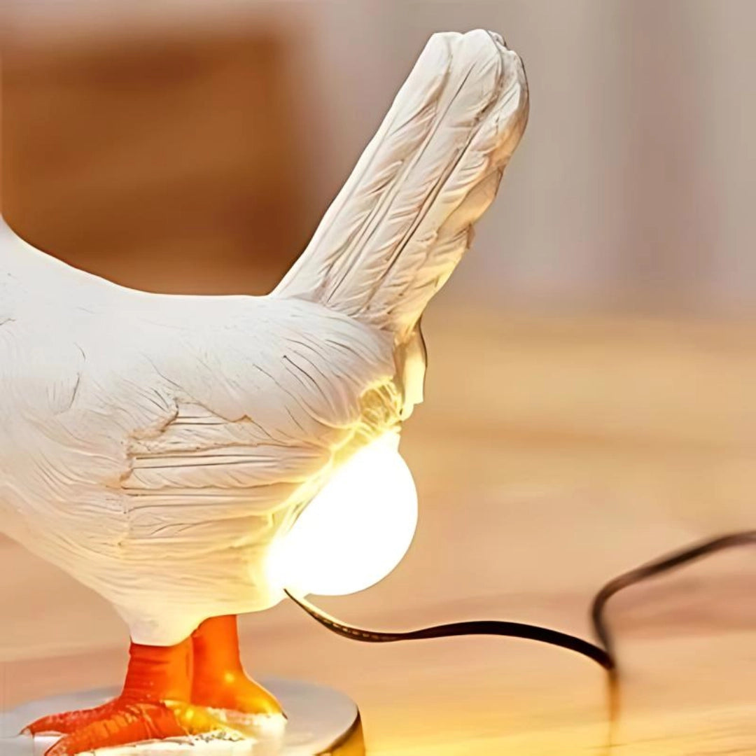 RoosterGlow Farmhouse Lamp