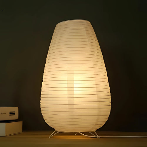 ZenGlow Oval Paper Lamp
