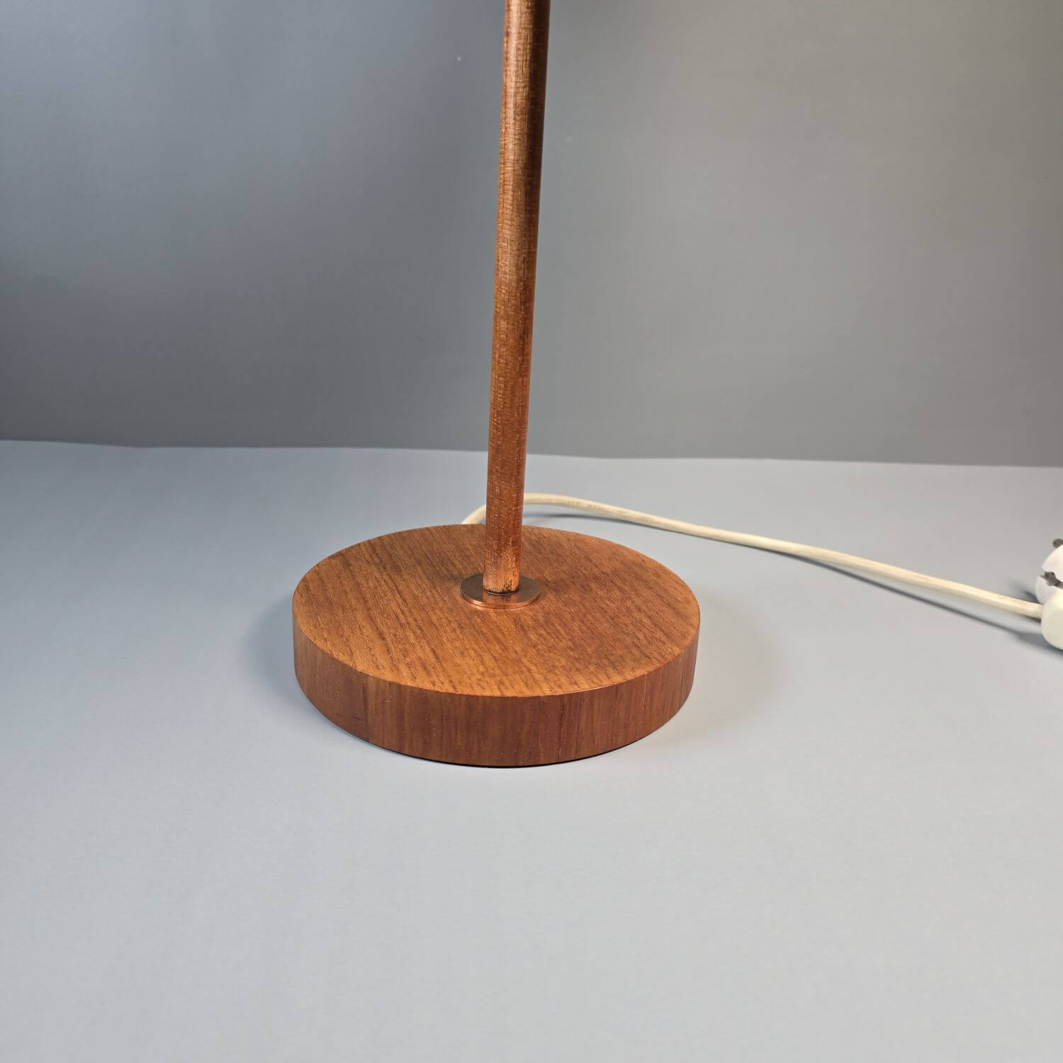 Teak & Textile Table Lamp