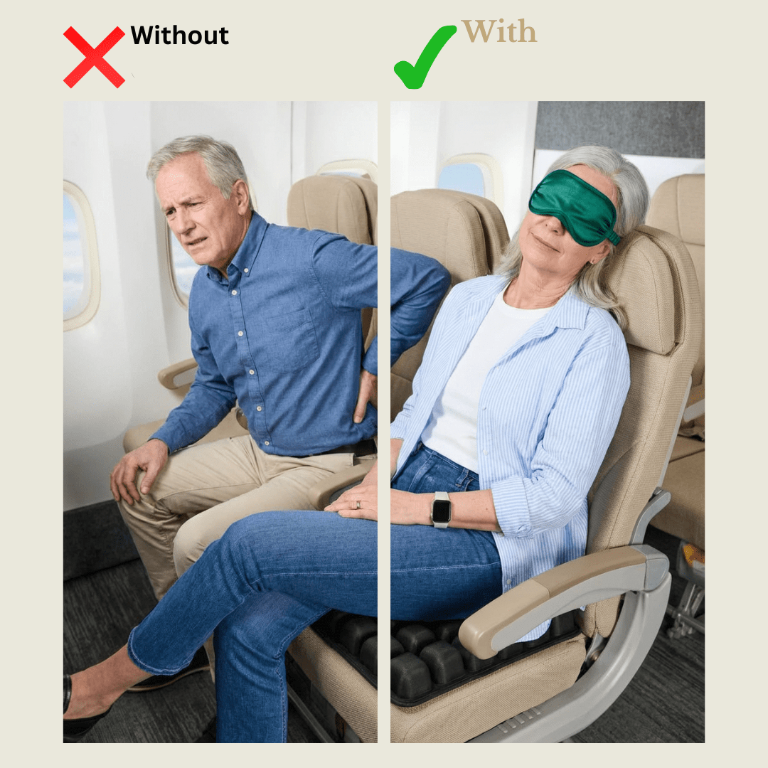 SitWell Inflatable Travel Comfort Cushion