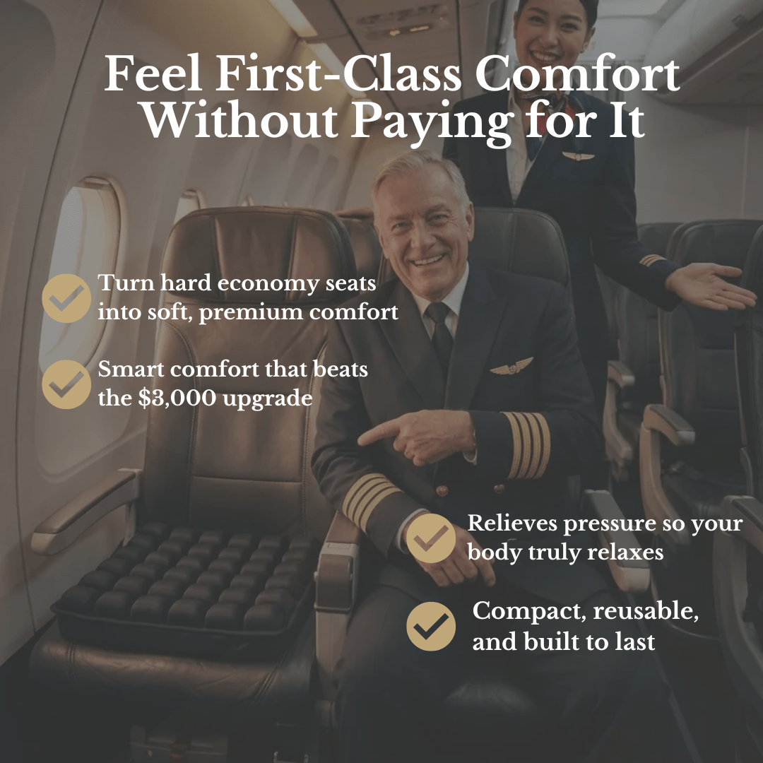 SitWell Inflatable Travel Comfort Cushion