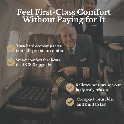 SitWell Inflatable Travel Comfort Cushion