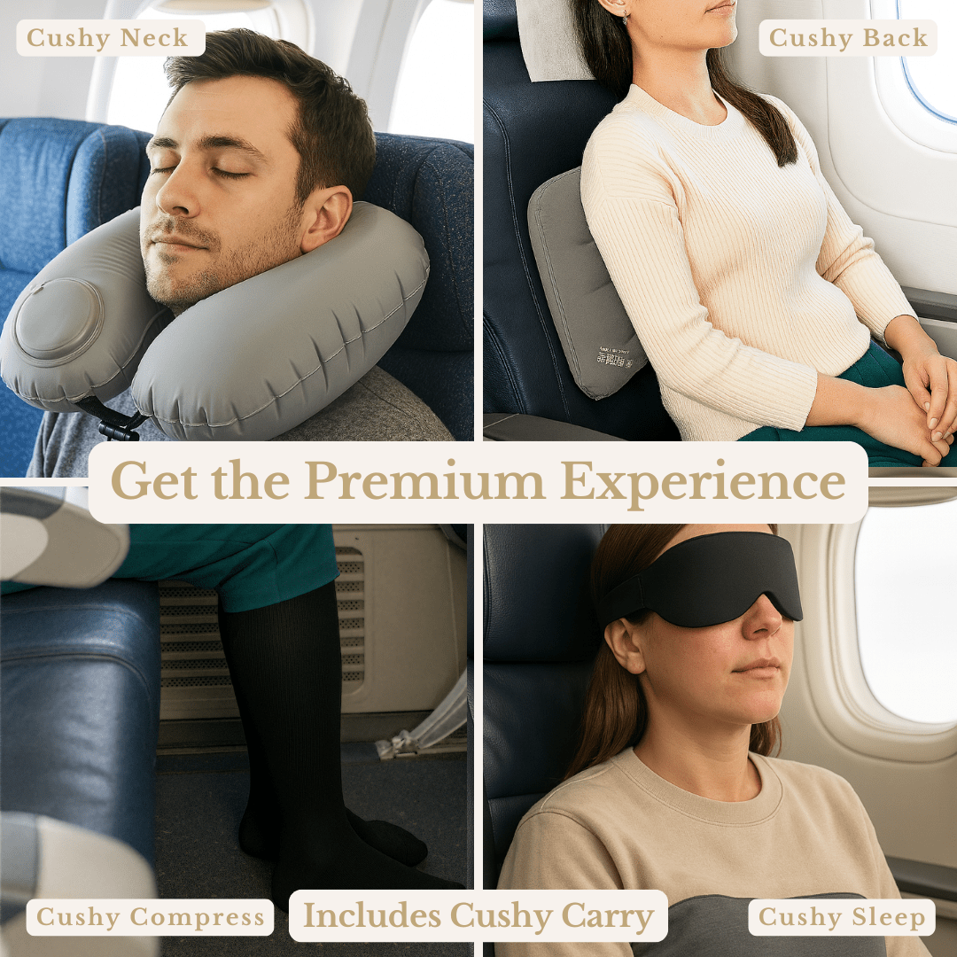 SitWell Inflatable Travel Comfort Cushion