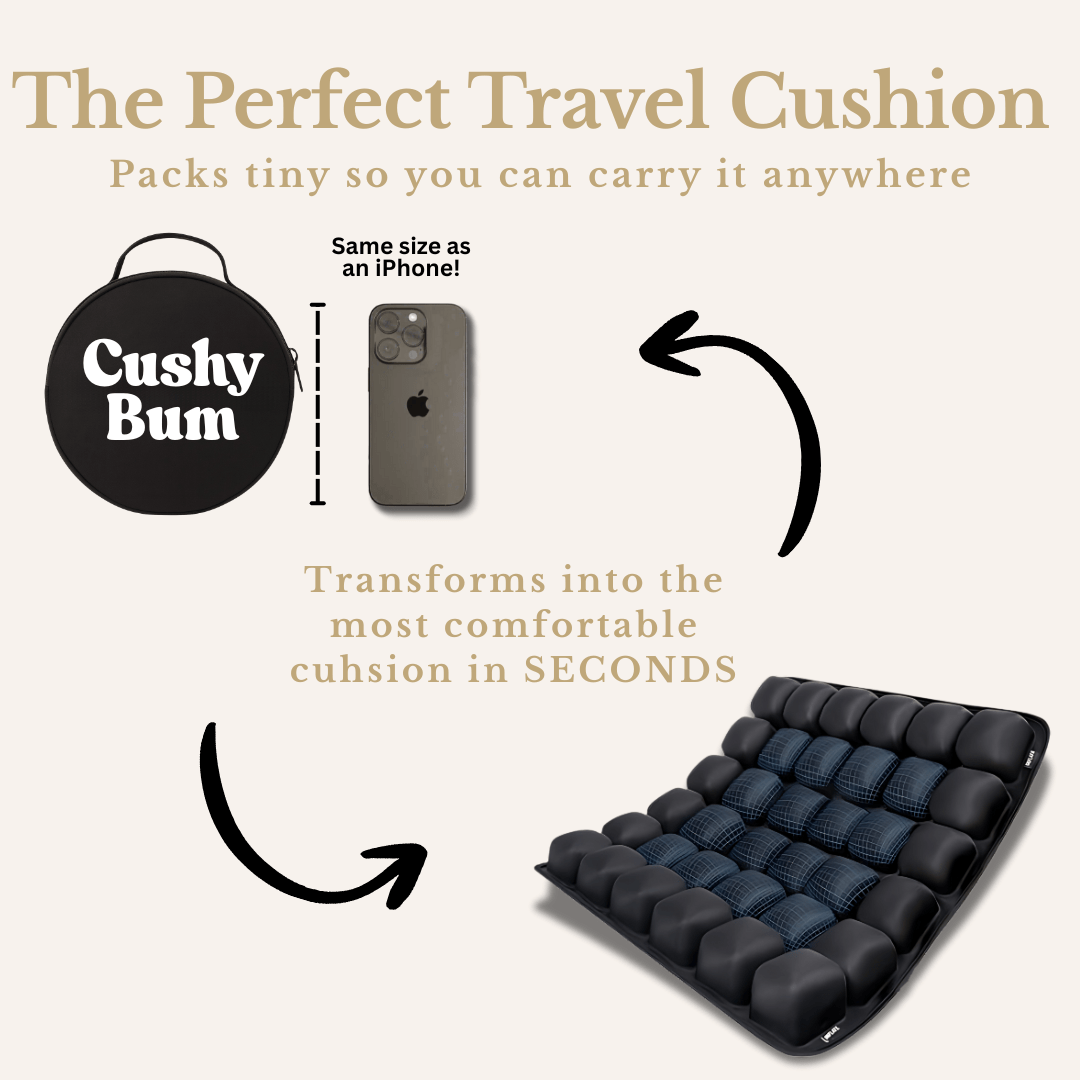 SitWell Inflatable Travel Comfort Cushion