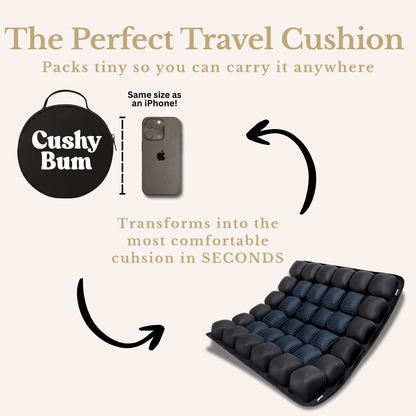 SitWell Inflatable Travel Comfort Cushion