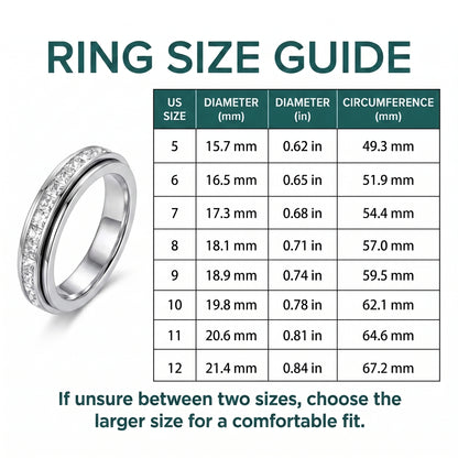 CalmSpin Anxiety Relief Ring