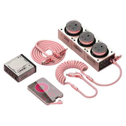 PowerForge 7-in-1 GaN Charging Hub (240W USB-C + AC Power)