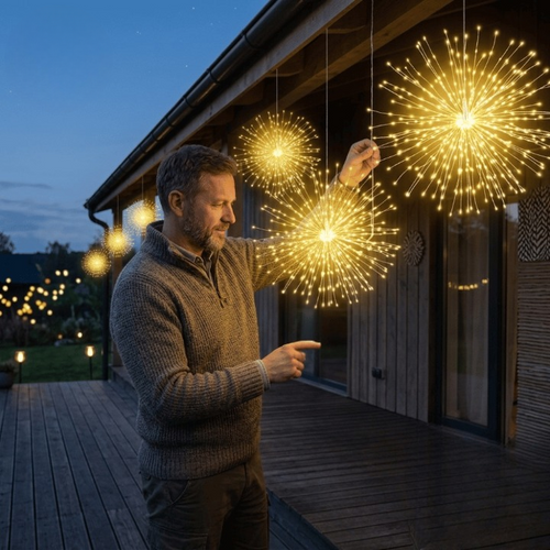 GlowBurst Solar Fireworks