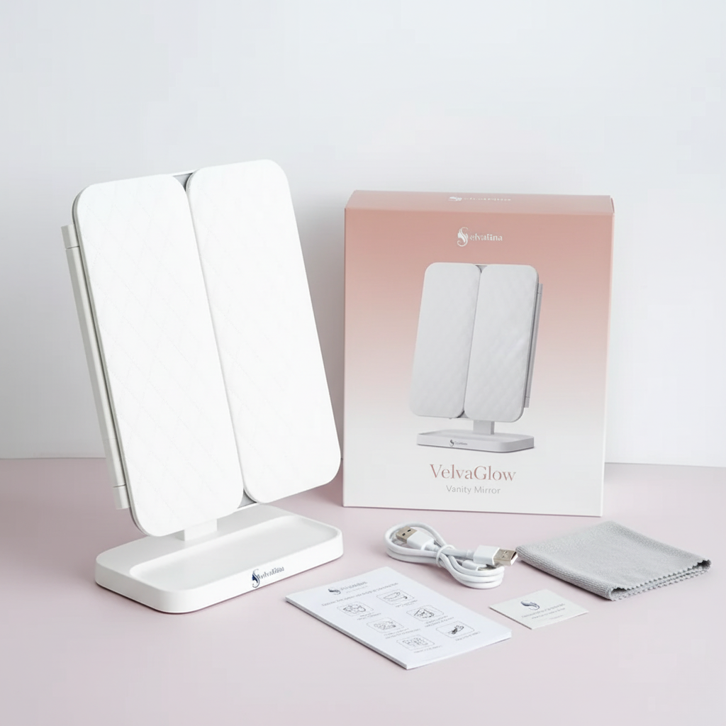 MirrorGlow Touch LED Trifold