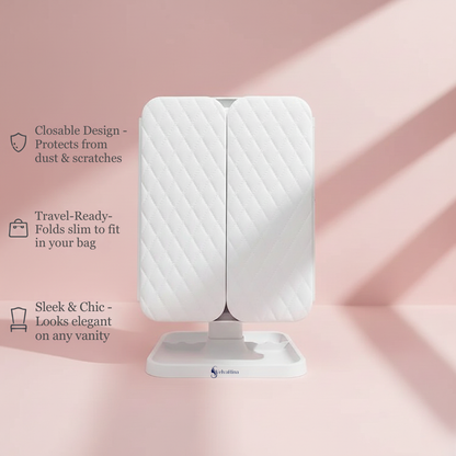 MirrorGlow Touch LED Trifold