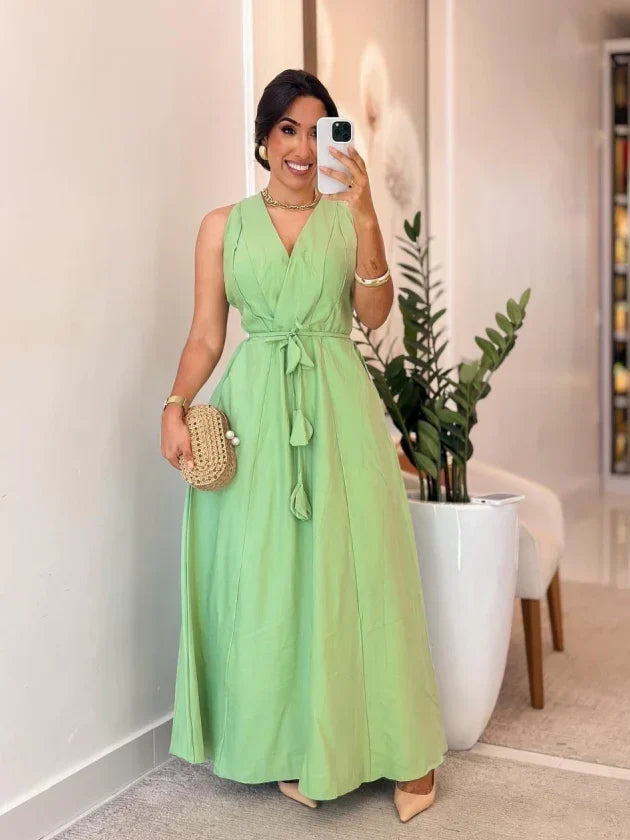 FemmeFlow Linen Dress