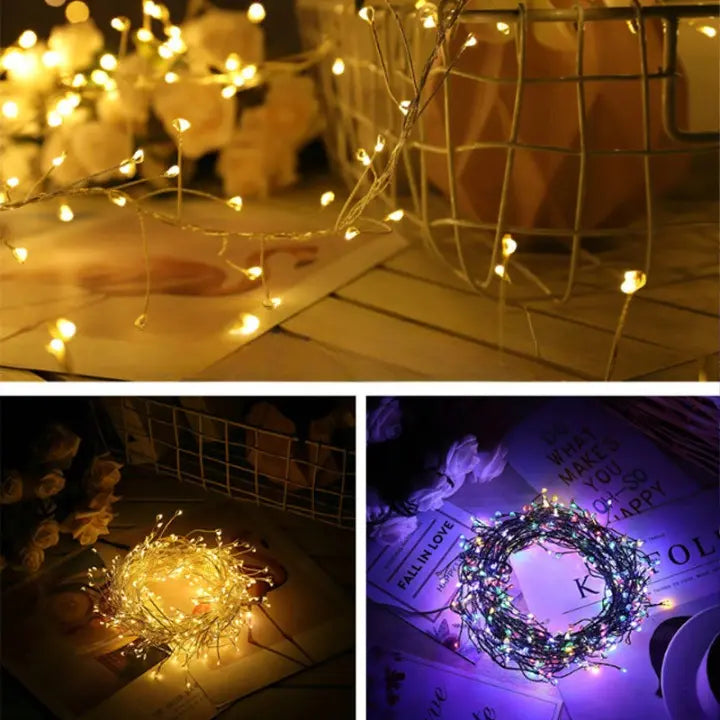 FestiveTwinkle Christmas String Lights