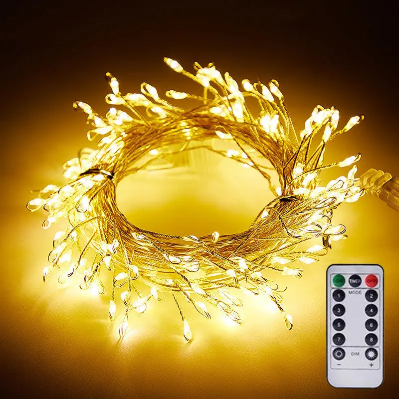 FestiveTwinkle Christmas String Lights
