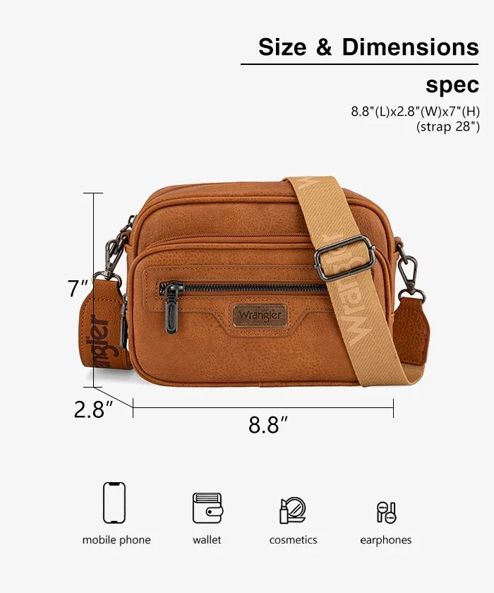 Wrangler Multi-Pocket Crossbody Bag