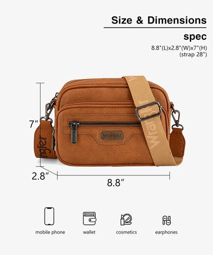 Wrangler Multi-Pocket Crossbody Bag